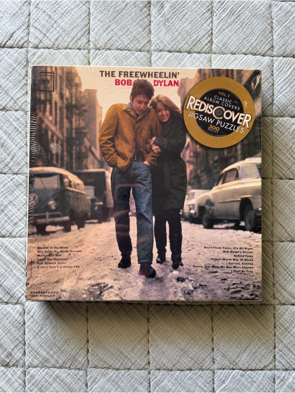 Bob Dylan Puzzle The Freewheelin' Bob Dylan Album Cover Puzzle